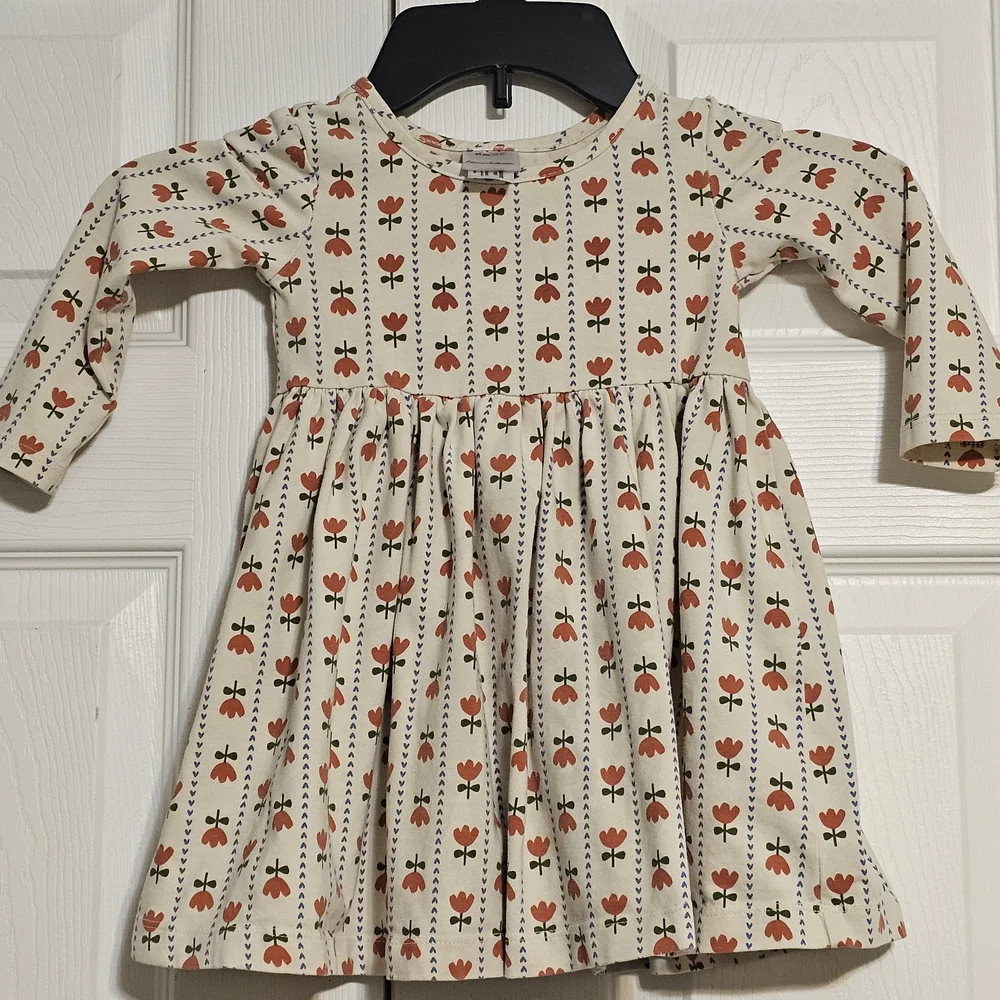 Hanna Andersson BUNDLE of 2 Organic Cotton Play Dresses (Total MSRP $88) 2T - Picture 2 of 13